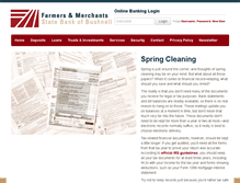 Tablet Screenshot of bushnellbank.com